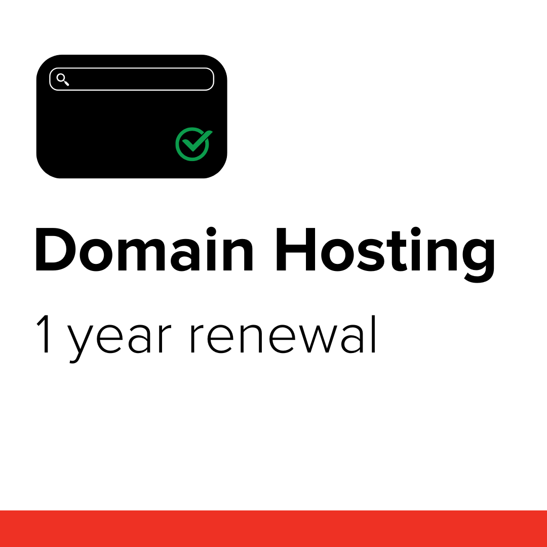Domain Hosting Renewal - 12 Months